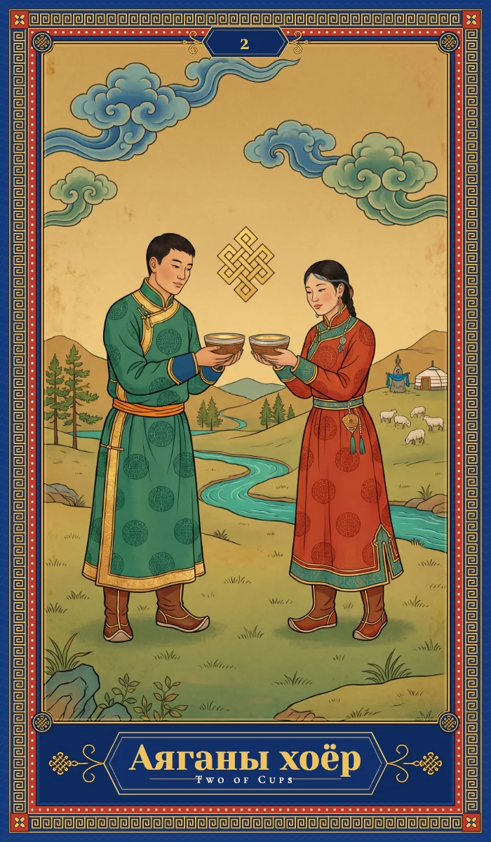 Аяганы хоёр (Two of Cups)