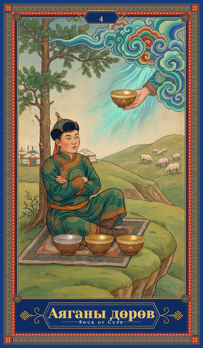 Аяганы дөрөв (Four of Cups)