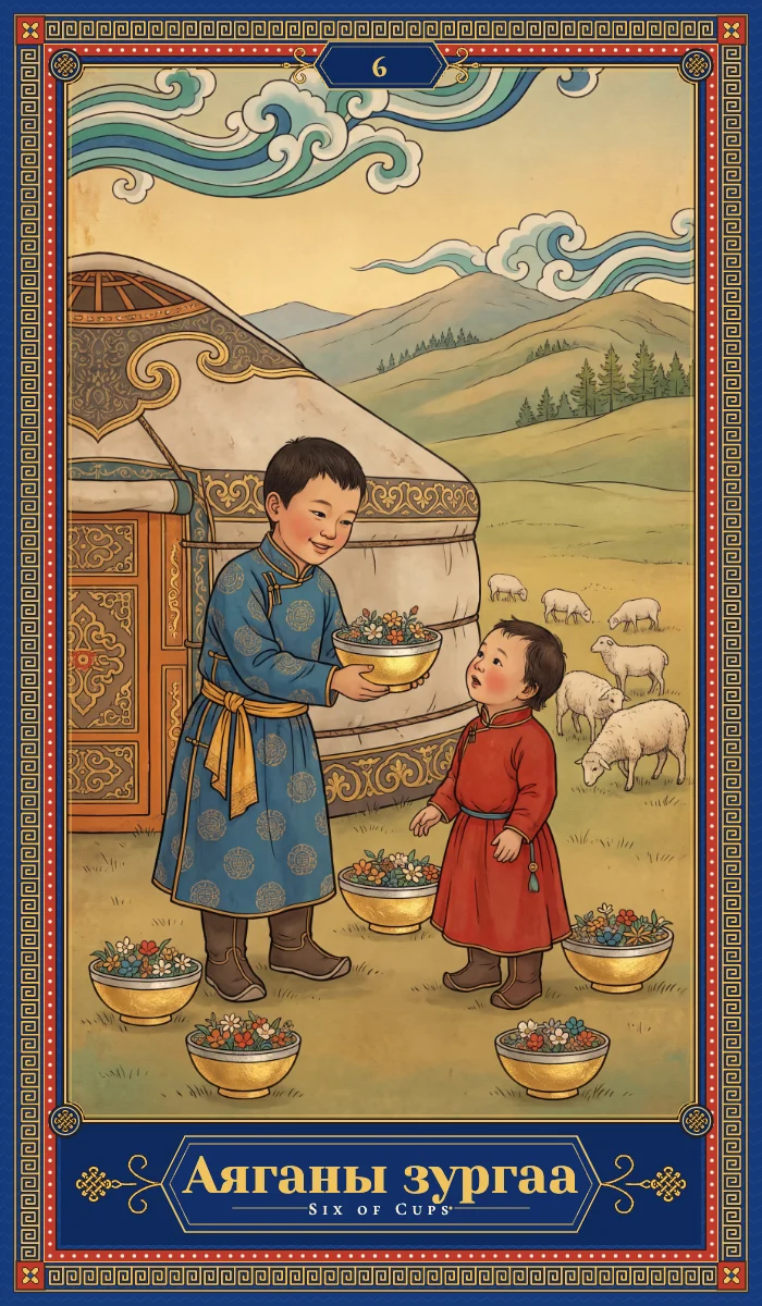 Аяганы зургаа (Six of Cups)