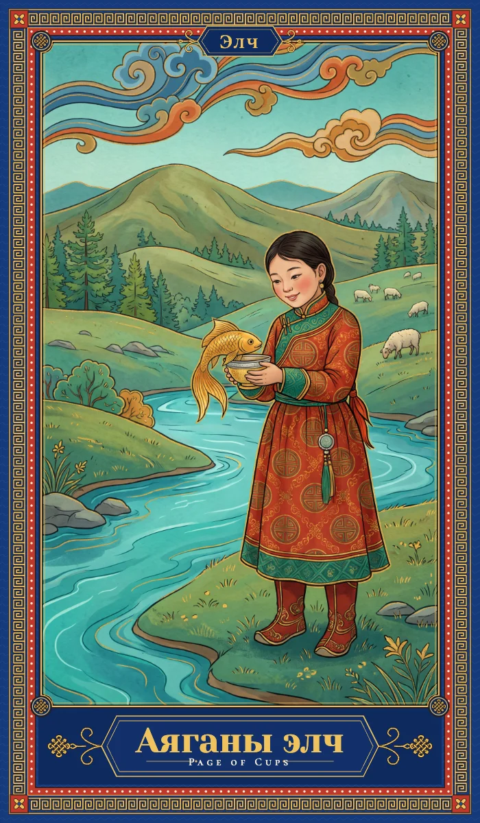 Аяганы элч (Page of Cups)