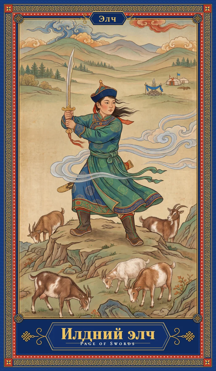 Илдний элч (Page of Swords)