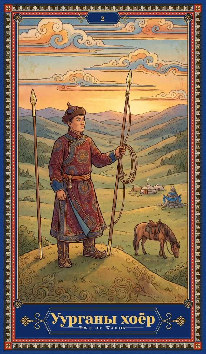 Уурганы хоёр (Two of Wands)