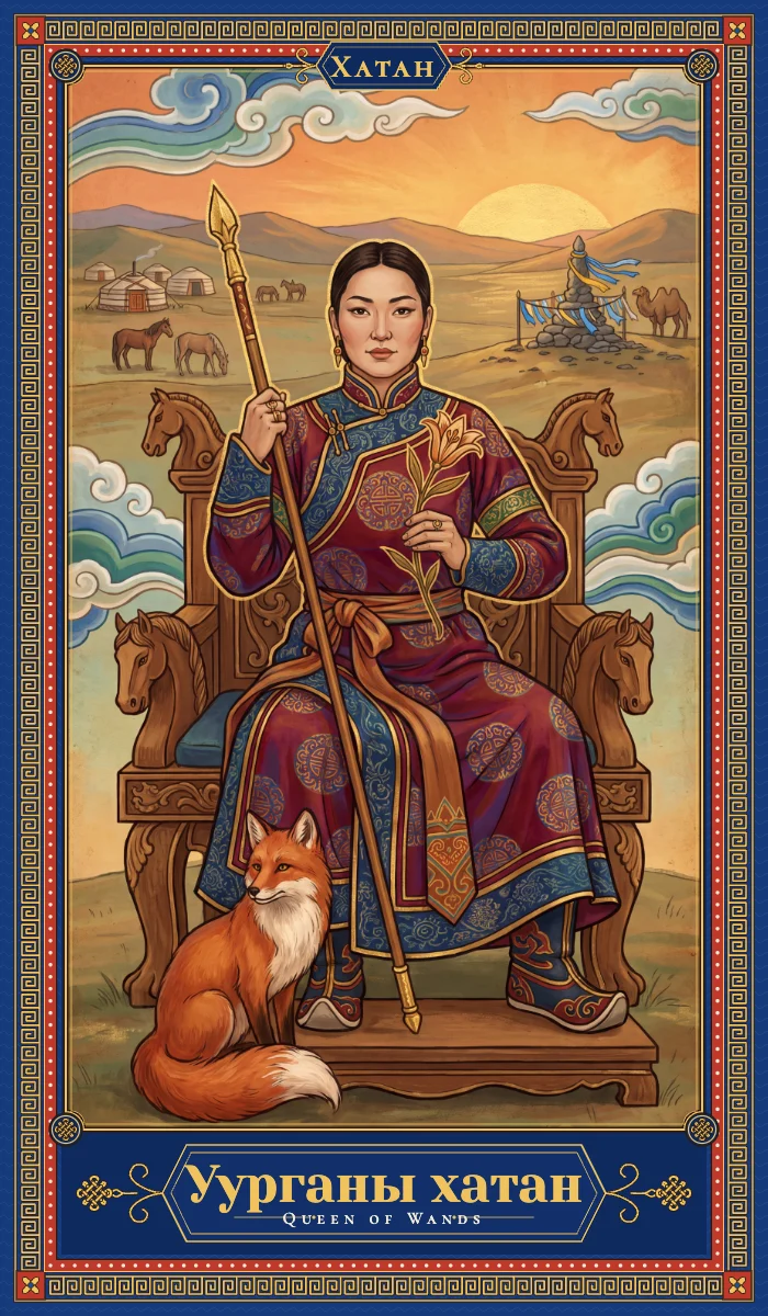 Уурганы хатан (Queen of Wands)