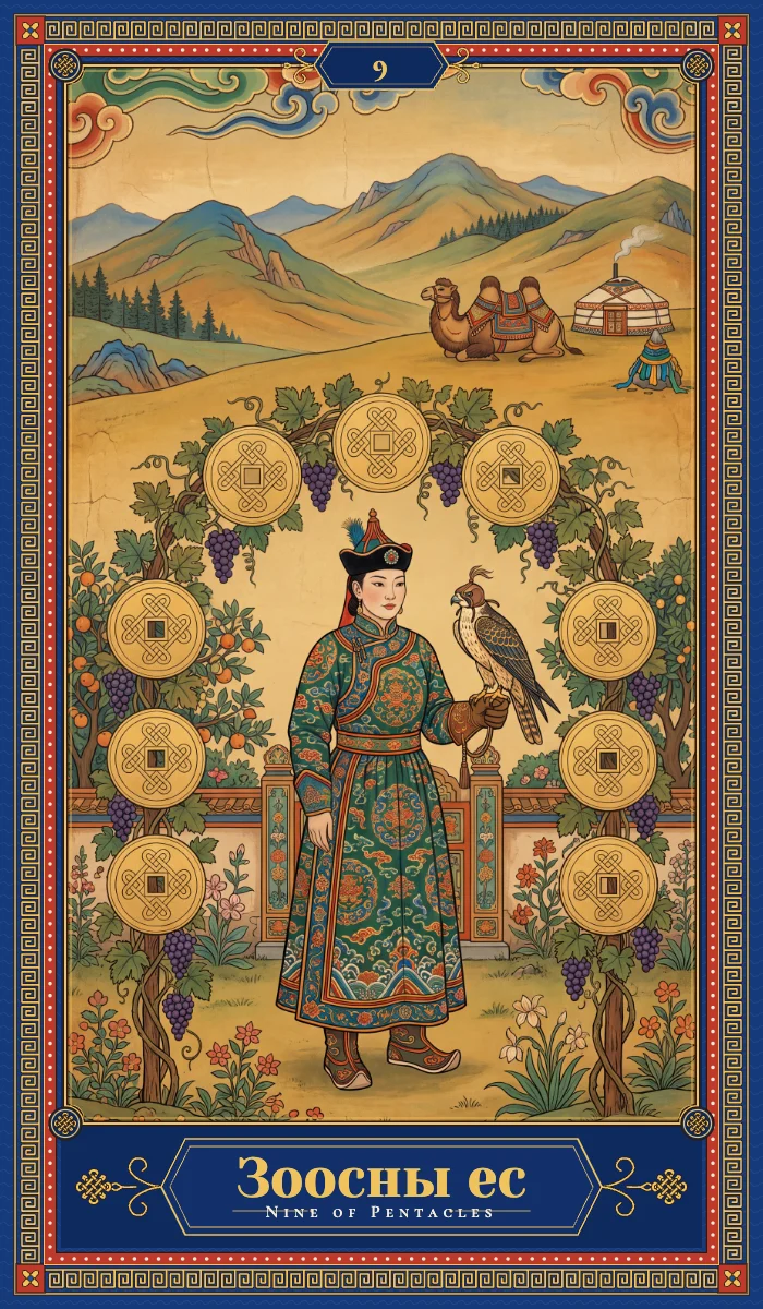 Зоосны ес (Nine of Pentacles)