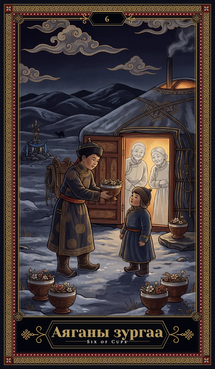 Аяганы зургаа (Six of Cups)